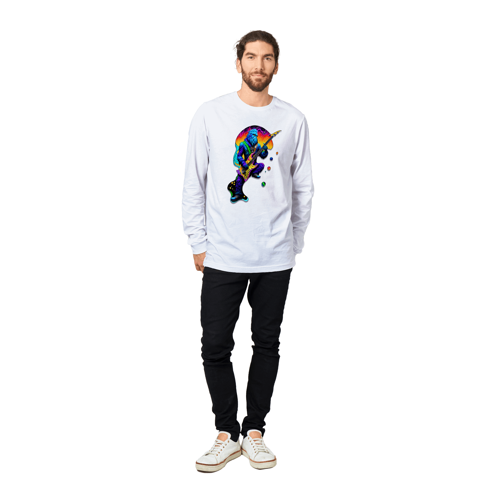 Sasquatch Premium Graphic Long Sleeve T-shirt