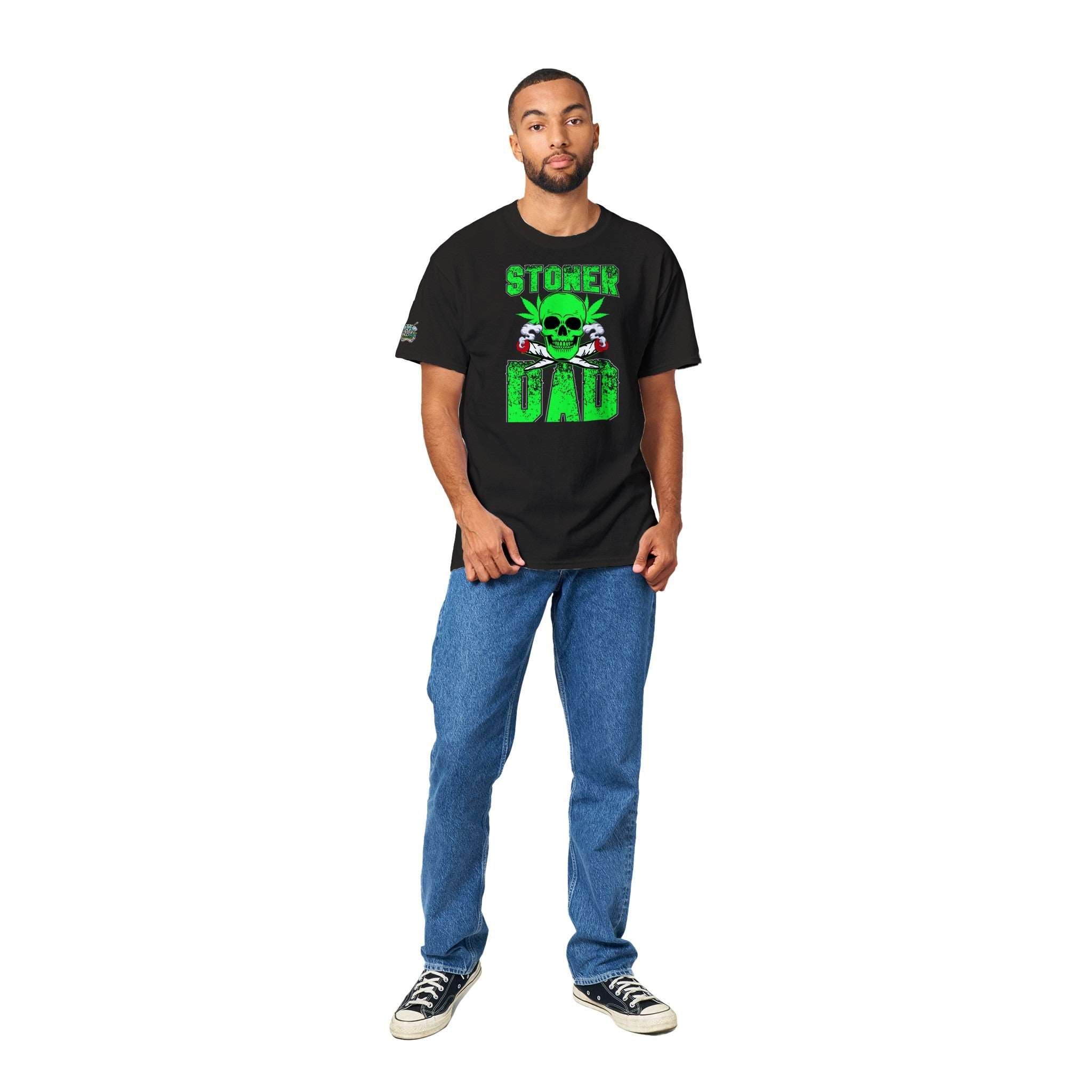 Stoner Dad Cannabis Graphic T-Shirt