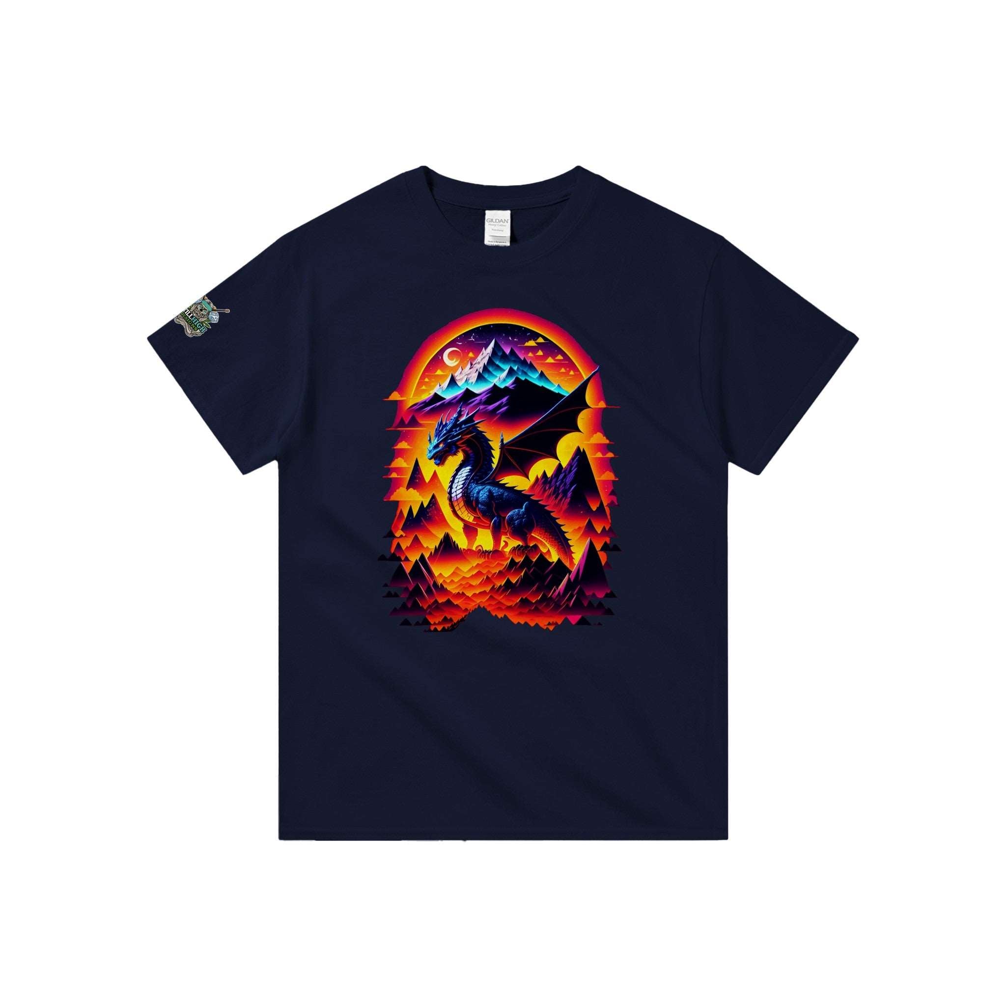  Mountain Dragon Graphic T-Shirt