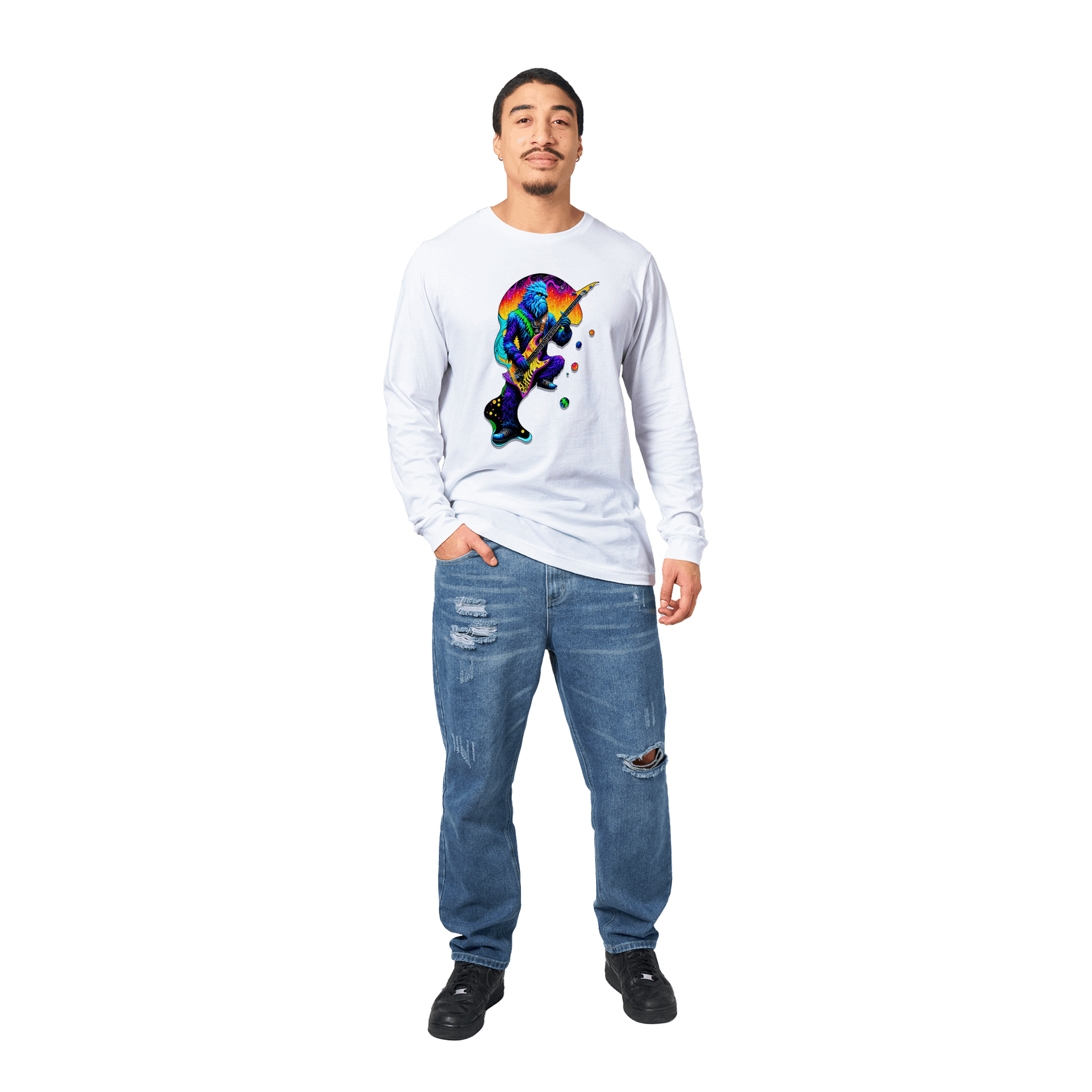 Sasquatch Premium Graphic Long Sleeve T-shirt