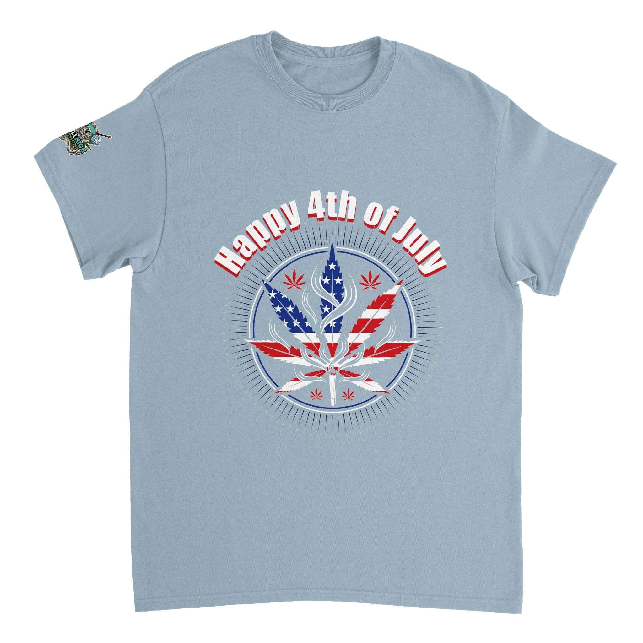 4th of July Cannabis Graphic T-Shirt | Graphic T-Shirt | Still High Designs