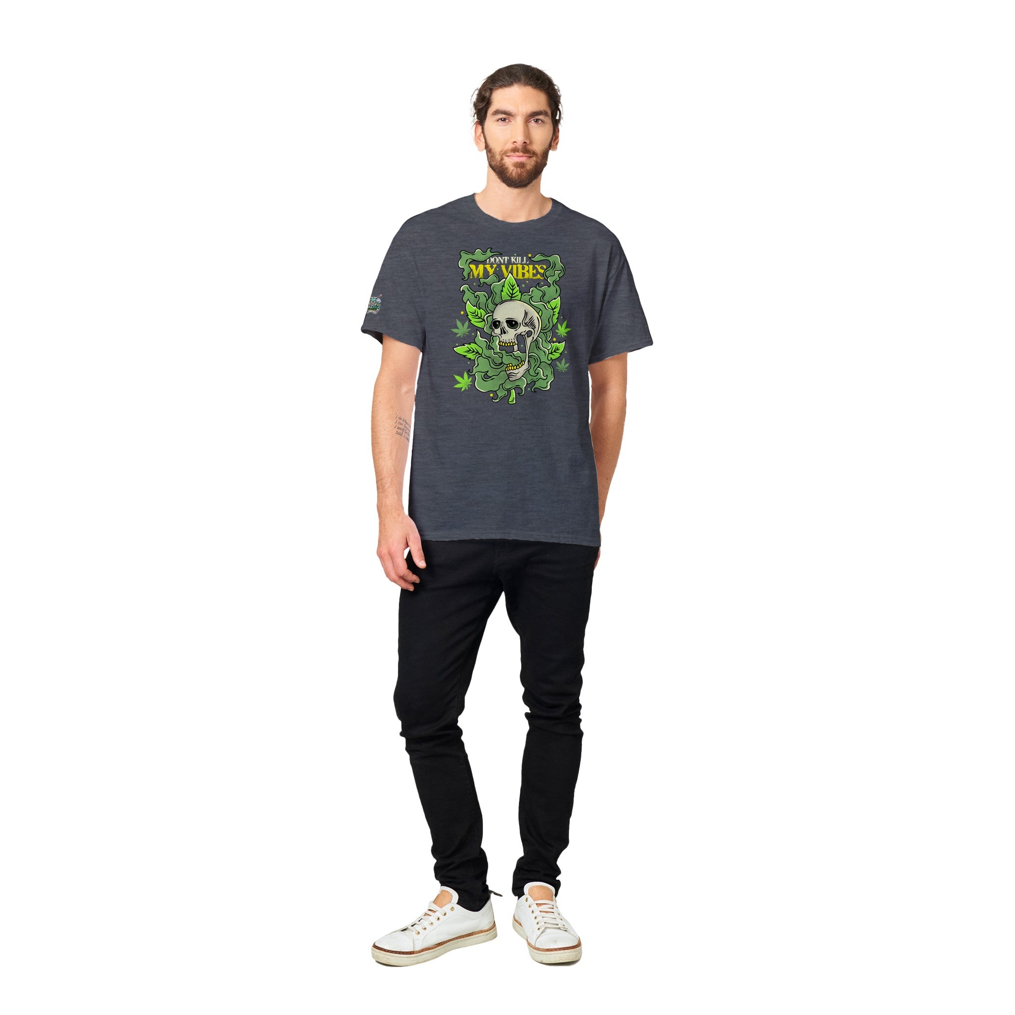  Vibes Skull Graphic T-Shirt |Graphic T-Shirt | Still High Desings 