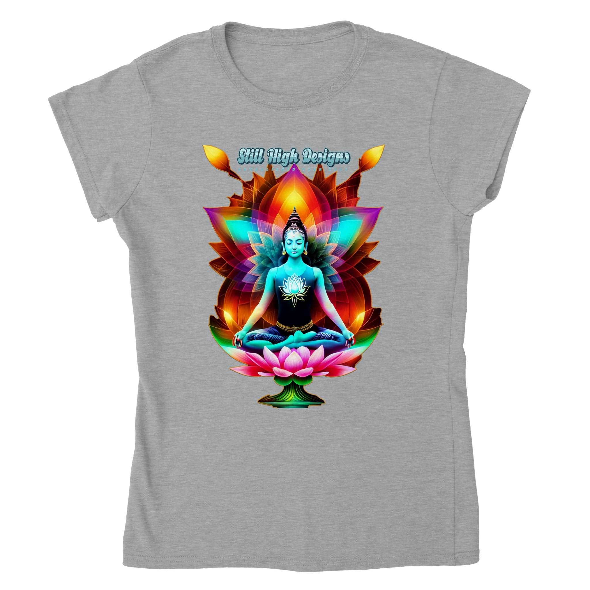 Yoga Lotus Classic Womans Crewneck T-shirt