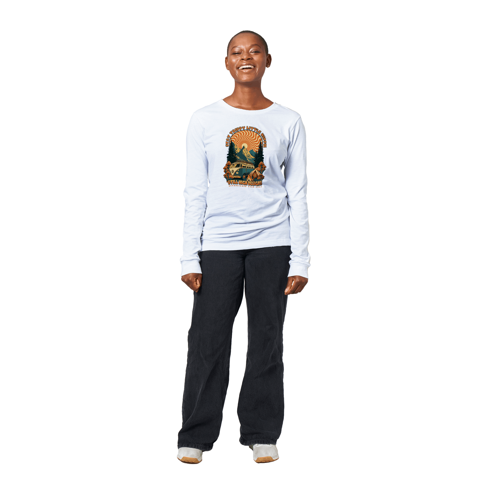 Camping Mushroom Premium Graphic Long Sleeve