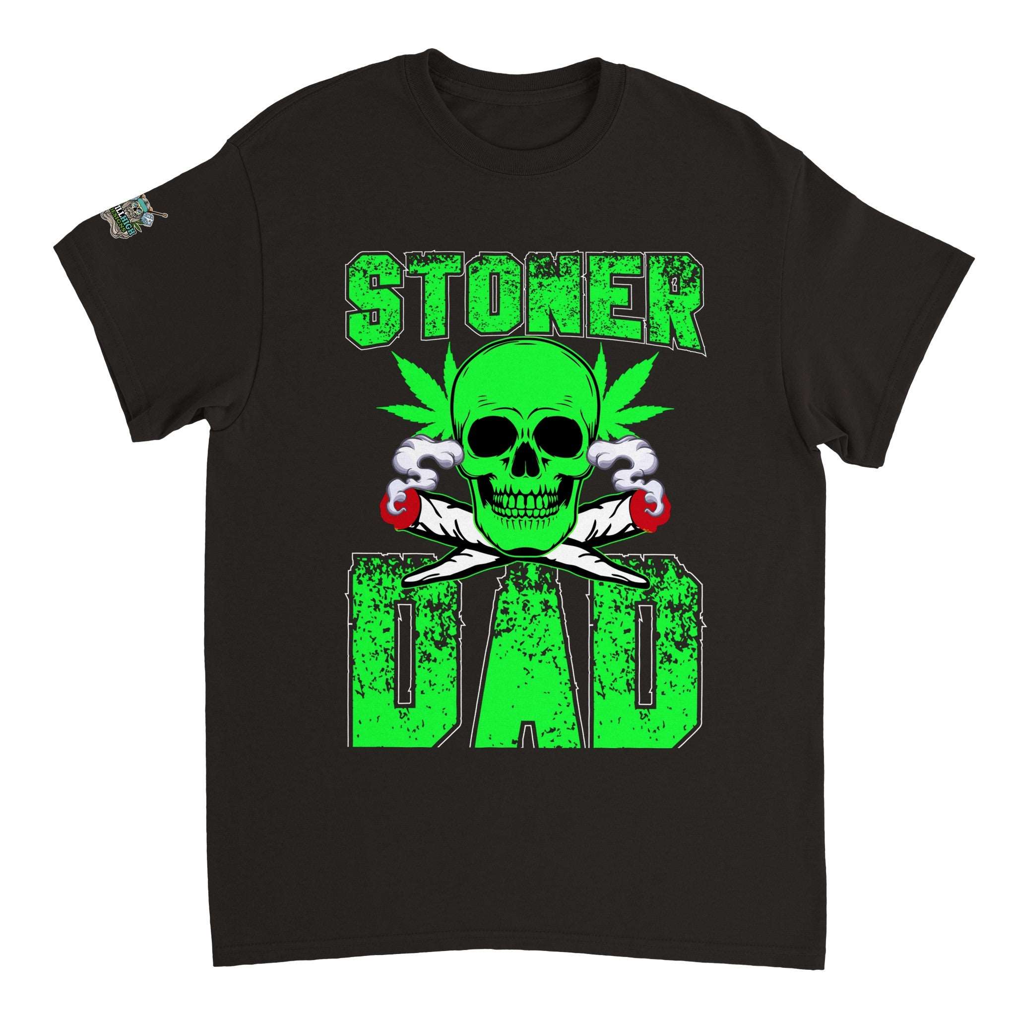 Stoner Dad Cannabis Graphic T-Shirt