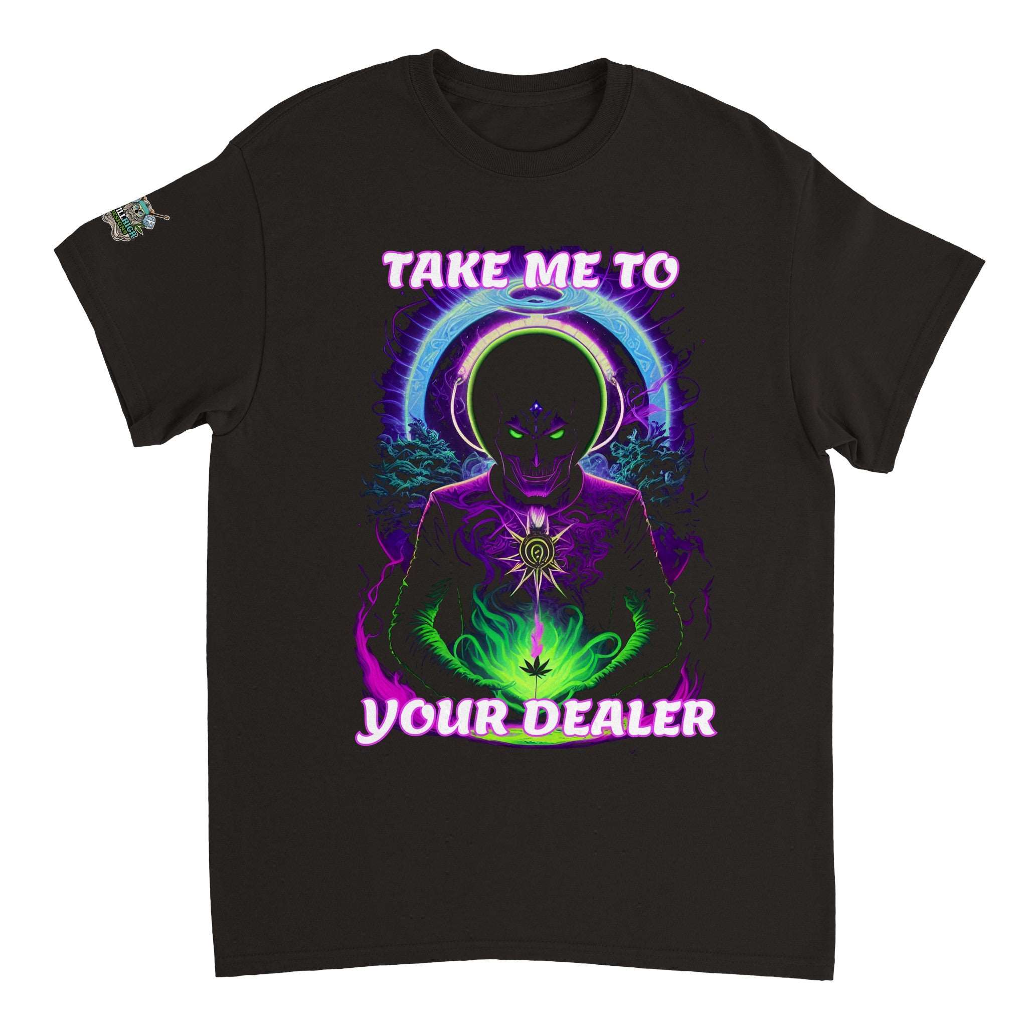 Take Me To Your Dealer Cannabis Graphic T-Shirt