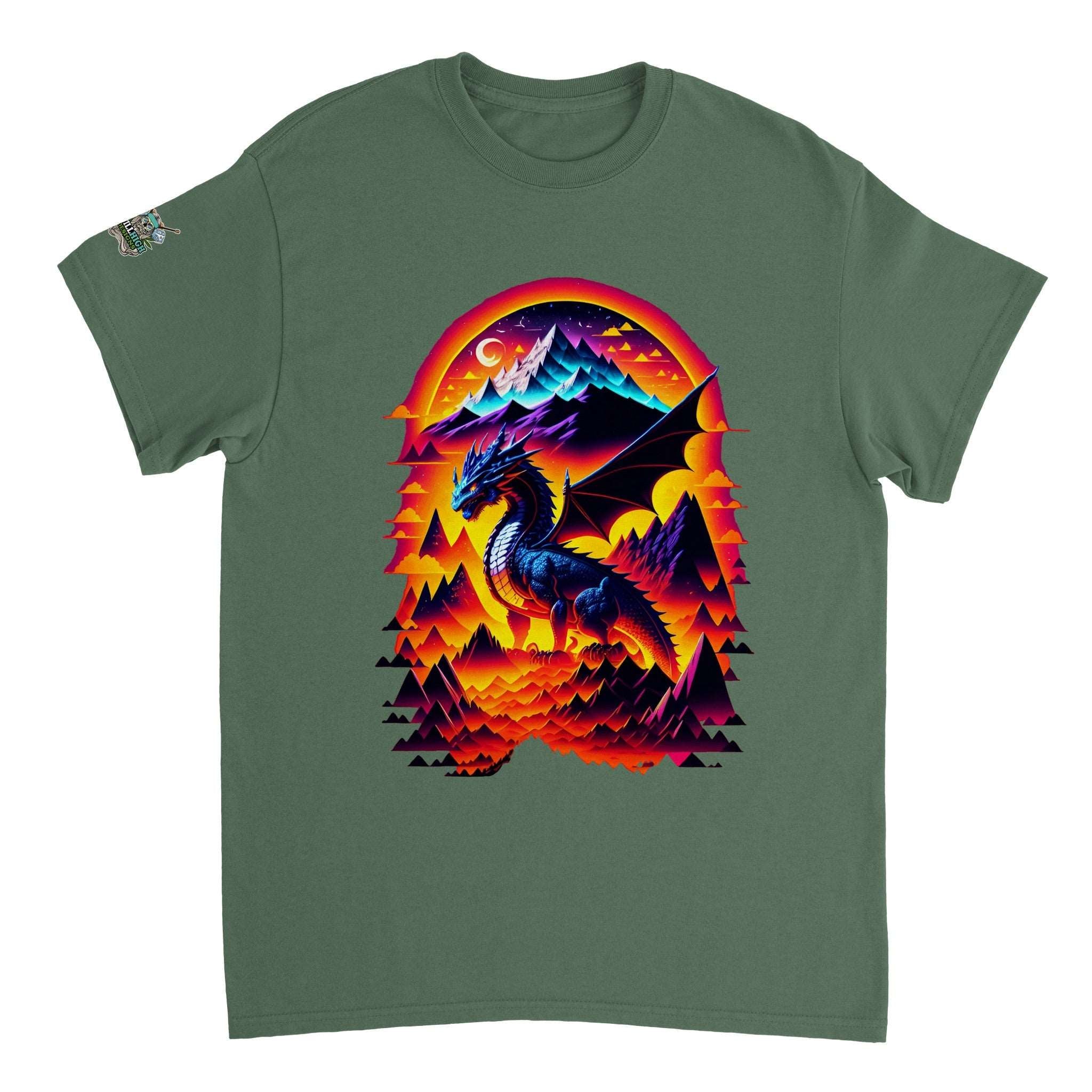  Mountain Dragon Graphic T-Shirt