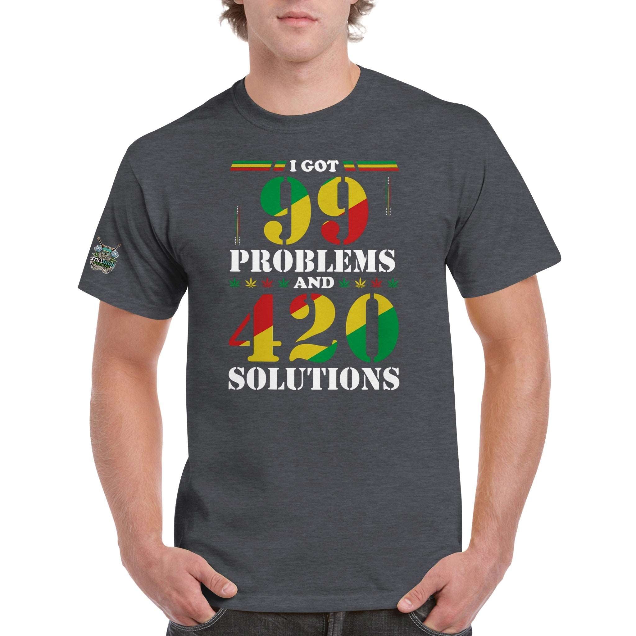 420 Solutions Cannabis |Graphic T-Shirt | Stillhighdesigns.com