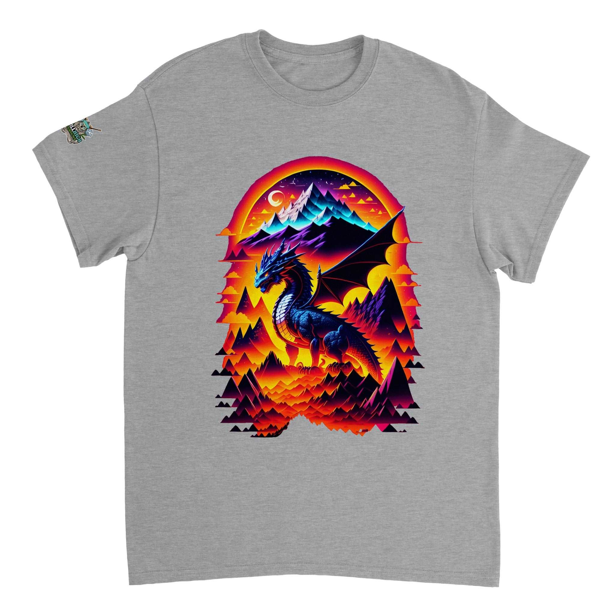  Mountain Dragon Graphic T-Shirt