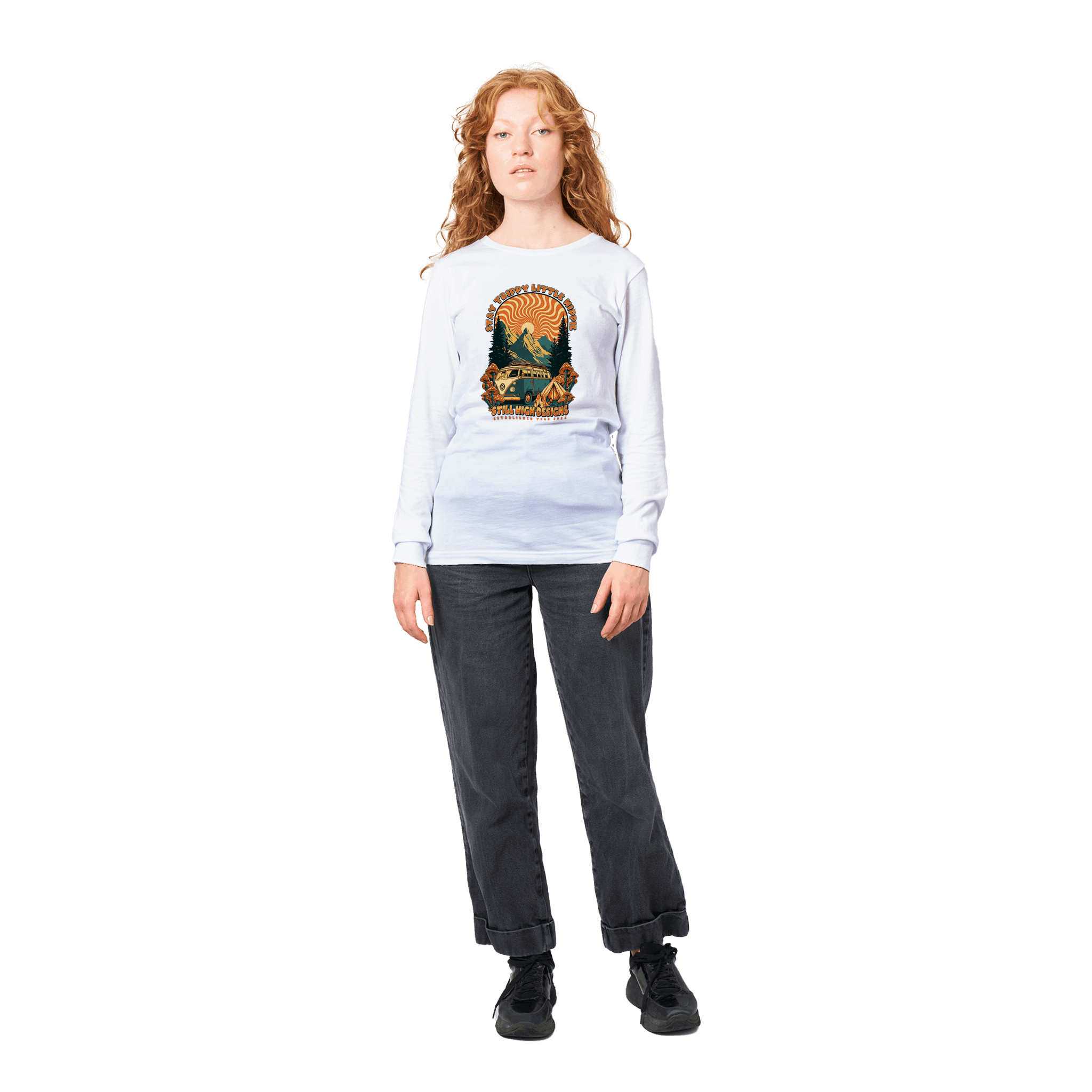 Camping Mushroom Premium Graphic Long Sleeve