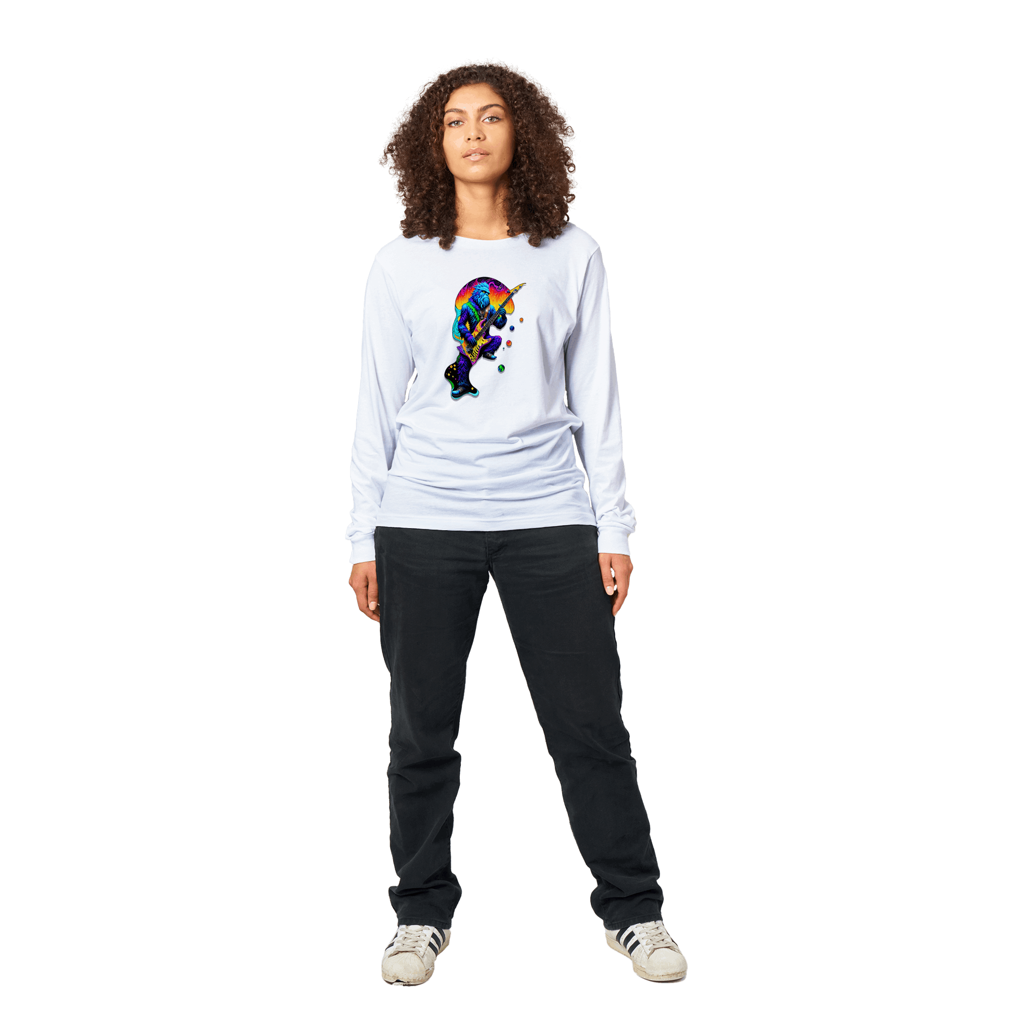 Sasquatch Premium Graphic Long Sleeve T-shirt