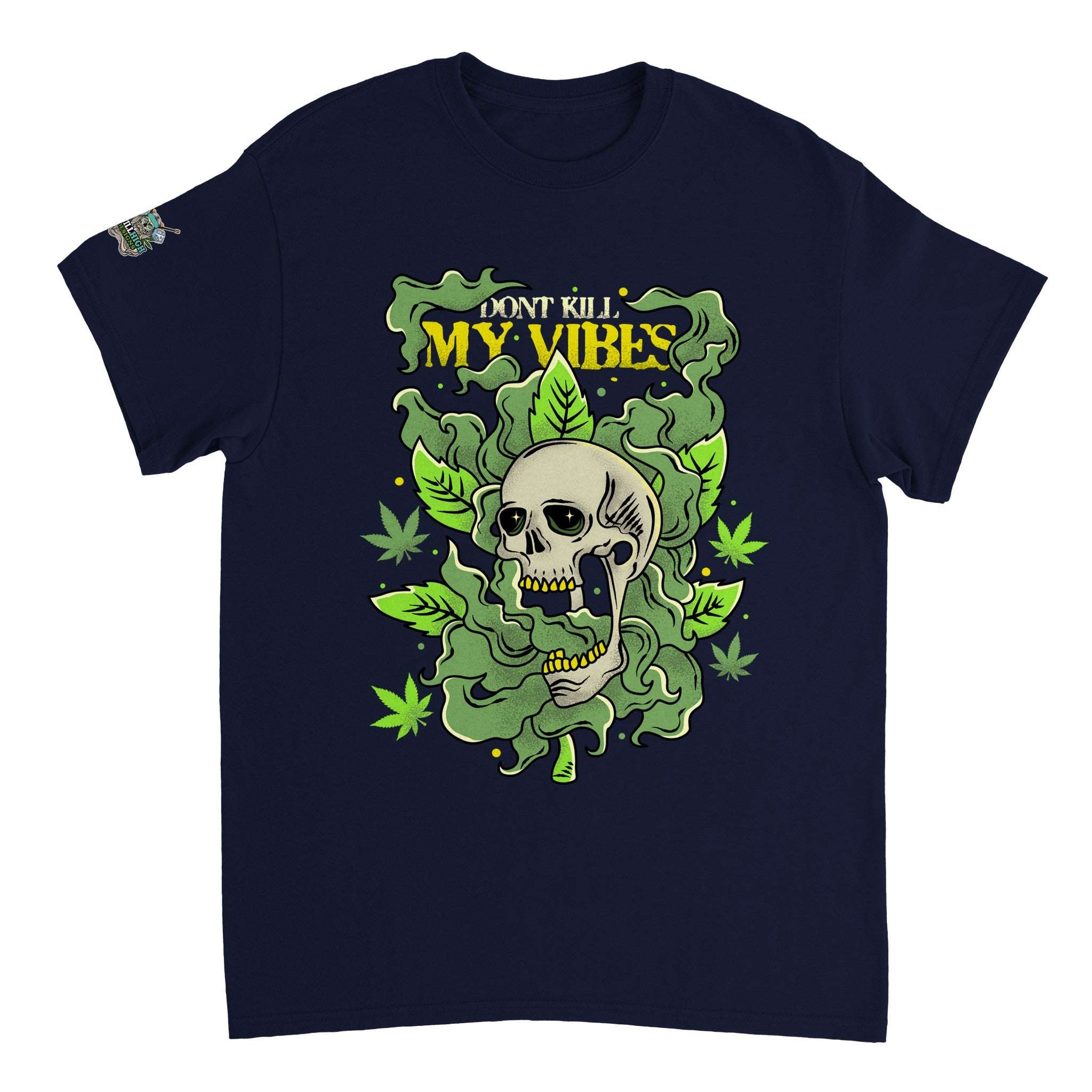  Vibes Skull Graphic T-Shirt |Graphic T-Shirt | Still High Desings 