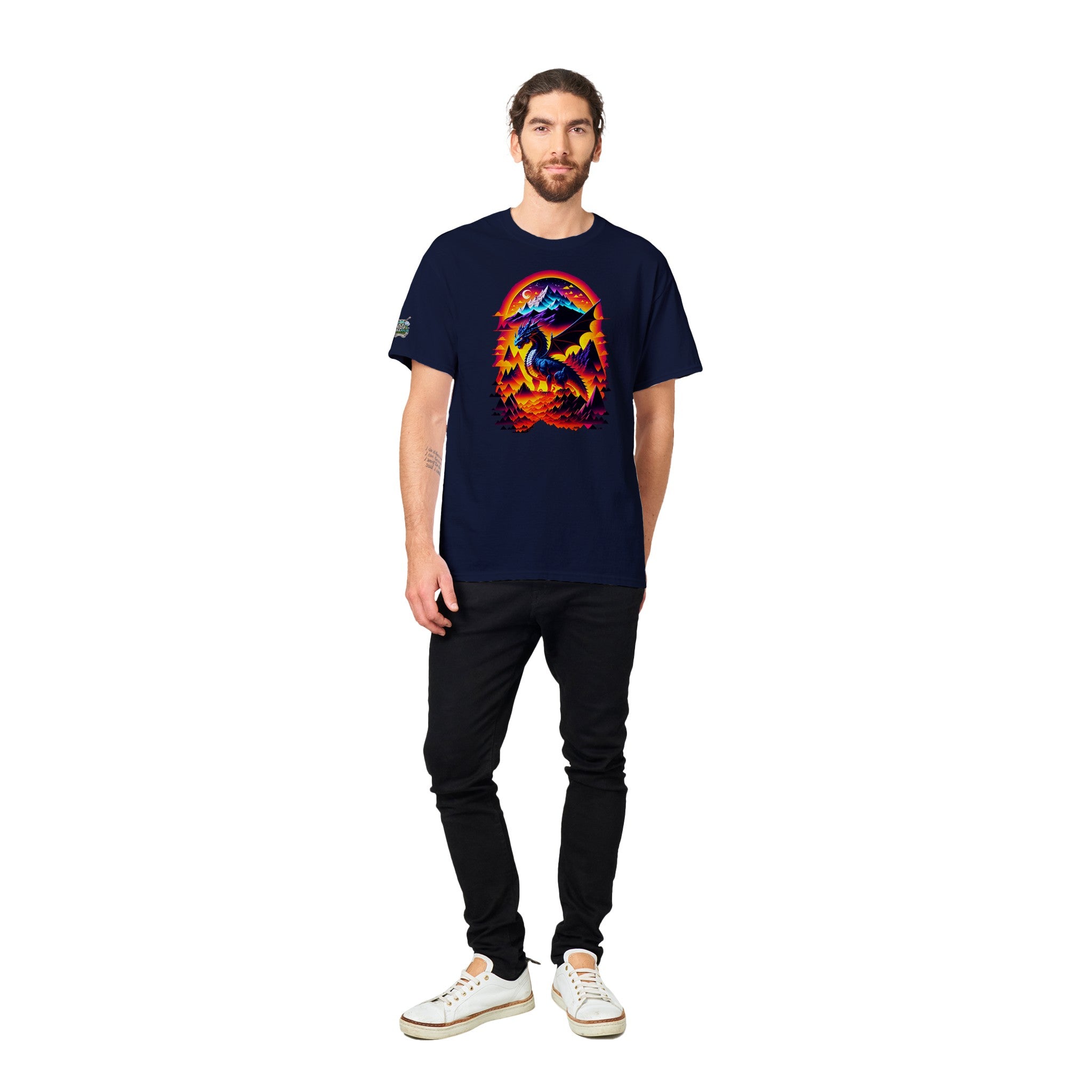  Mountain Dragon Graphic T-Shirt