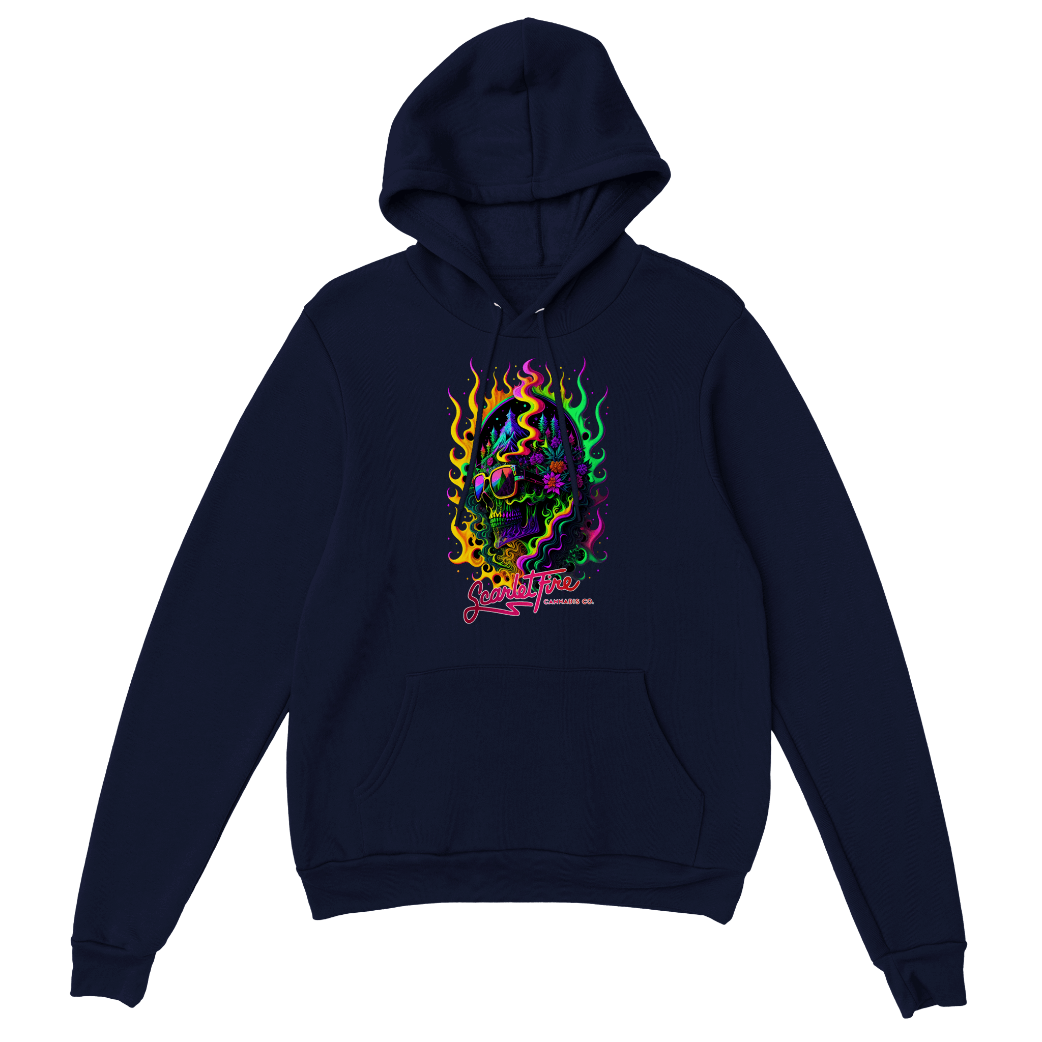 Official Licensed Scarlet Fire Cannabis Co Premium Unisex Pullover Hoodie