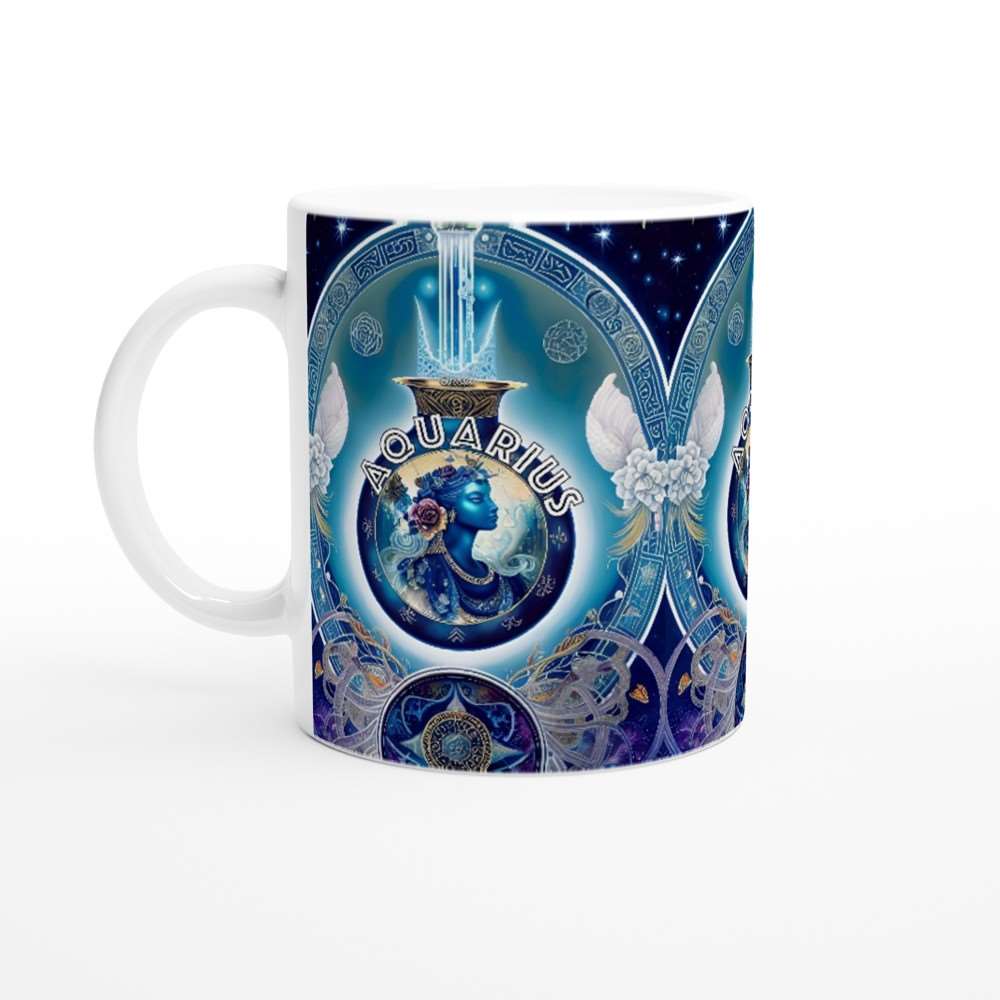 Aquarius Zodiac Colorful Mug | Colorful Mug | Still High Desings