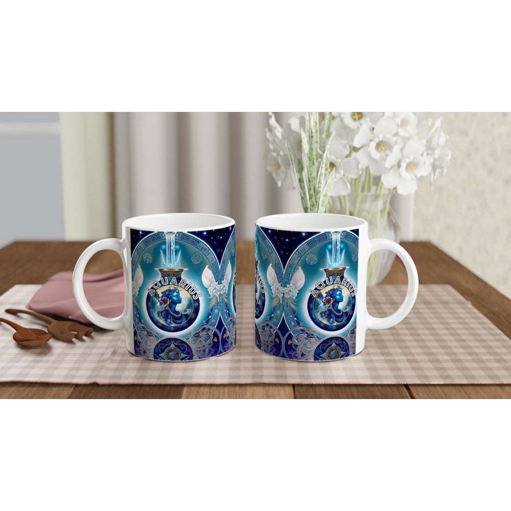 Aquarius Zodiac Colorful Mug | Colorful Mug | Still High Desings