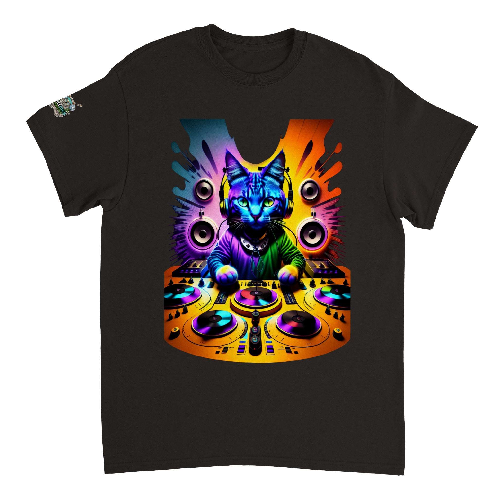 Dj Cat Graphic T-Shirt | Graphic T-Shirt | Still High Desings 