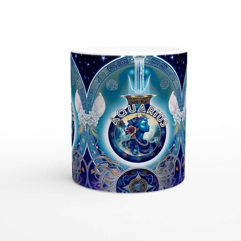 Aquarius Zodiac Colorful Mug | Colorful Mug | Still High Desings