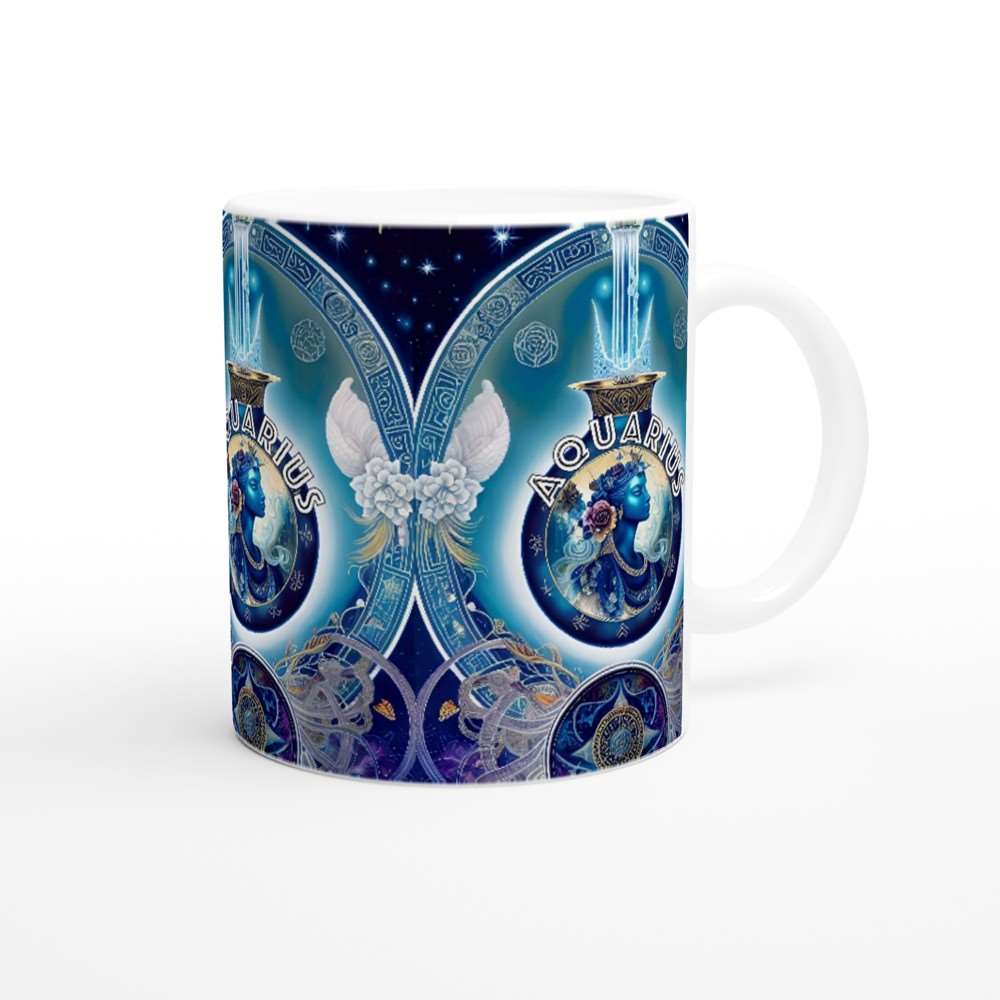 Aquarius Zodiac Colorful Mug | Colorful Mug | Still High Desings