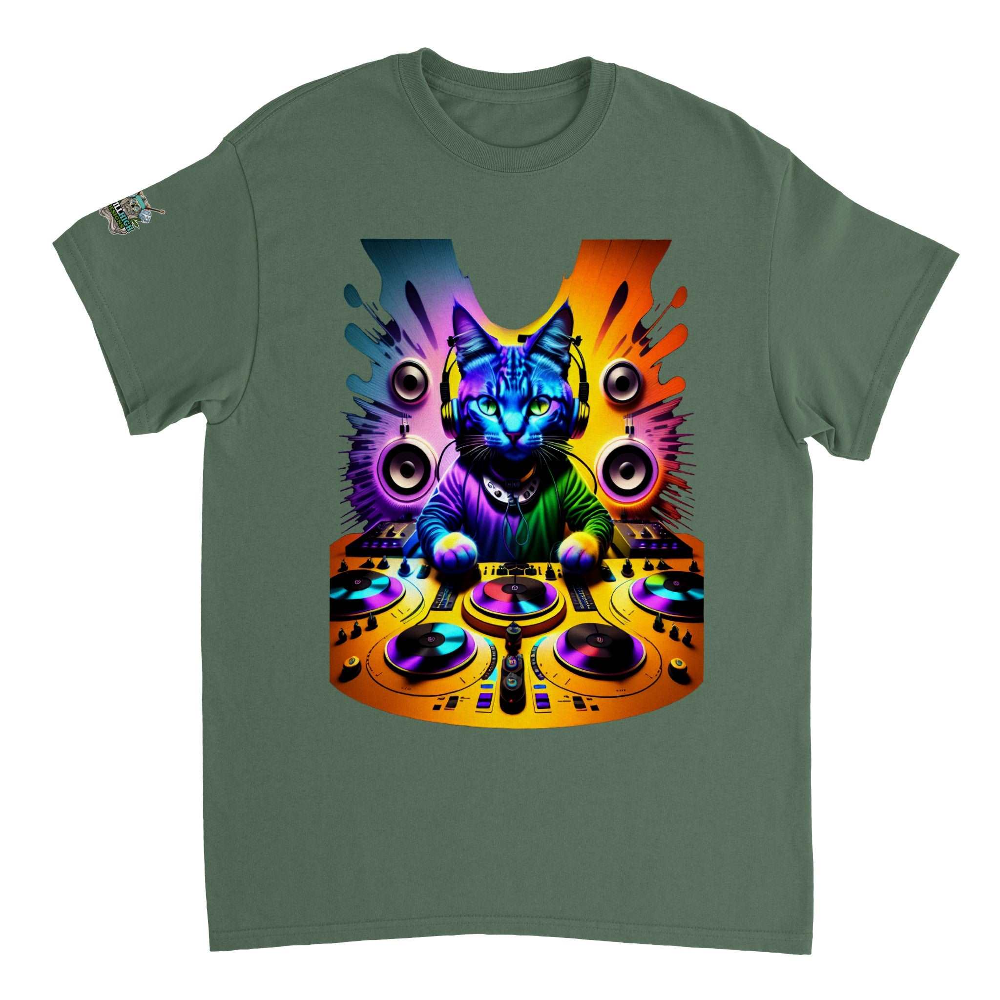 Dj Cat Graphic T-Shirt | Graphic T-Shirt | Still High Desings 