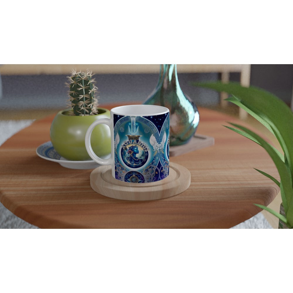 Aquarius Zodiac Colorful Mug | Colorful Mug | Still High Desings