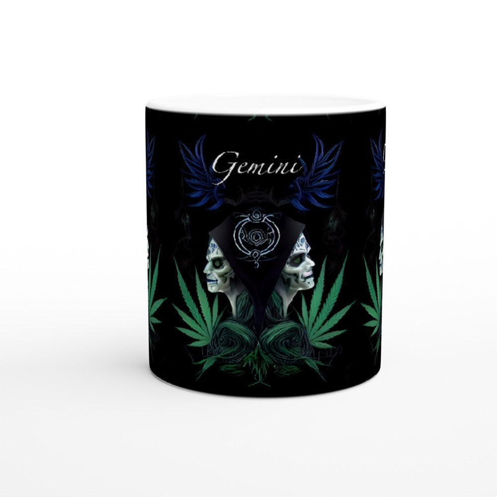 Gemini Zodiac Mug | White Ceramic Mug | Still High Desings