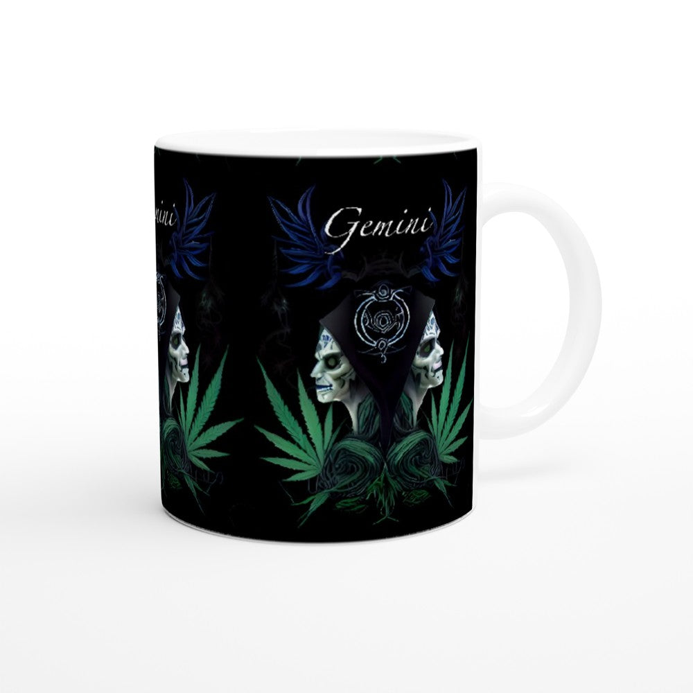 Gemini Zodiac Mug | White Ceramic Mug | Still High Desings